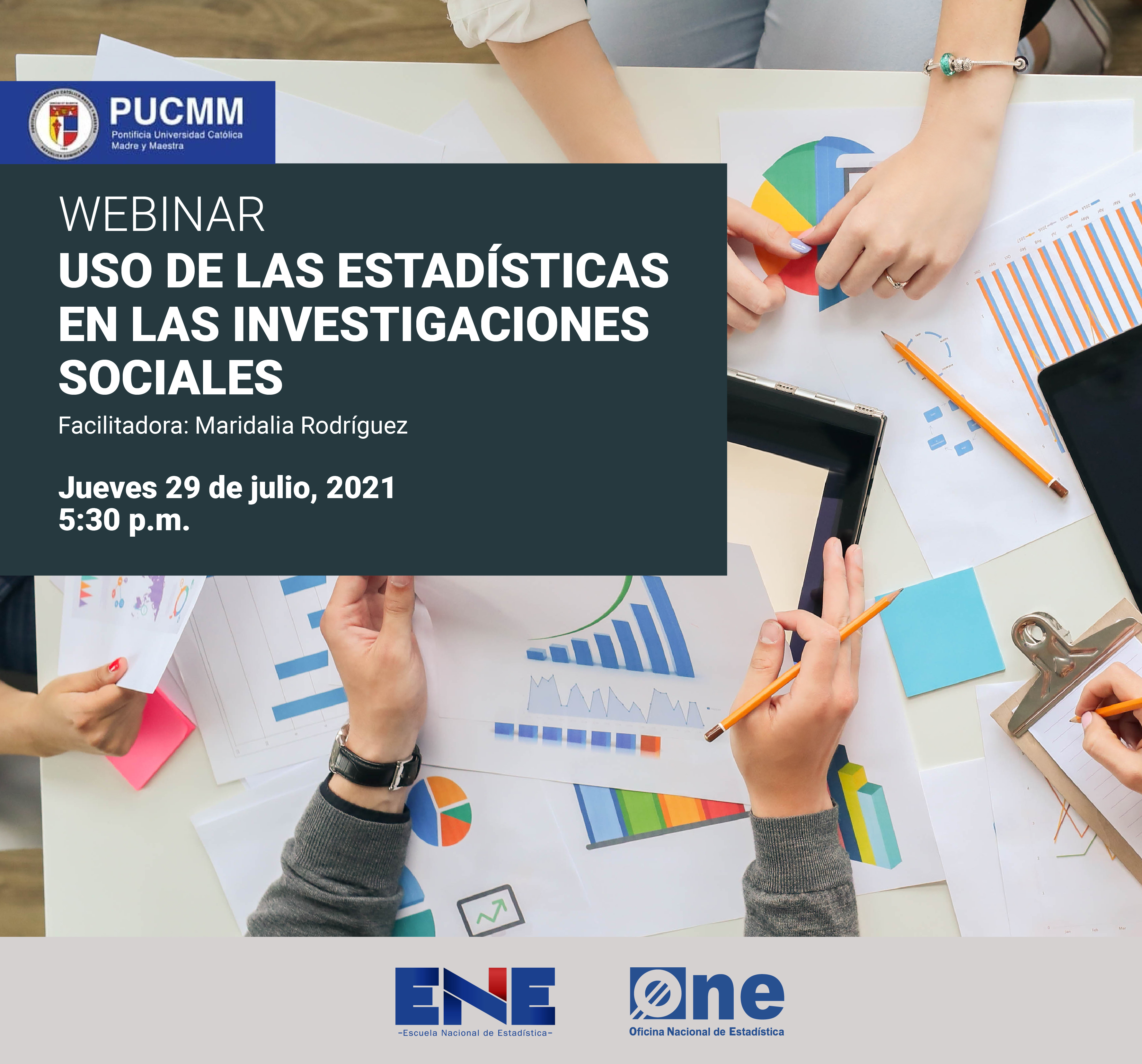 La ONE y la PUCMM realizan segunda edición del taller virtual “Uso de las Estadísticas en las Investigaciones Sociales”