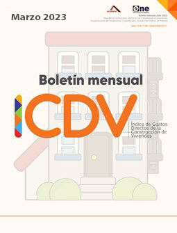Boletín Índice de Costos Directos de la Construcción de Viviendas - ICDV - Marzo 2023