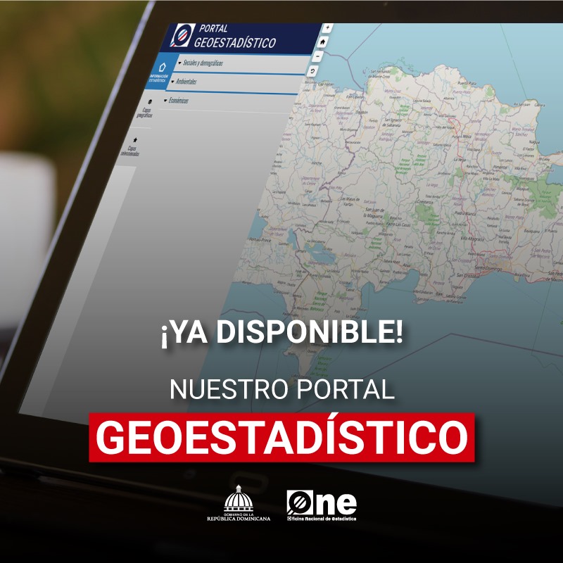 Explora la República Dominicana en datos: El Geoportal ONE ya está en línea