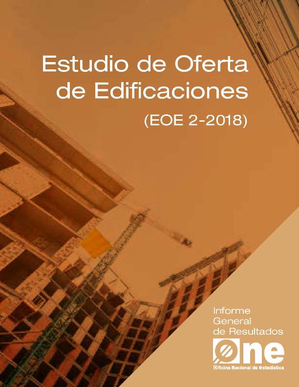 Estudio General Resultados Estudio de Oferta de Edificaciones 2 2018
