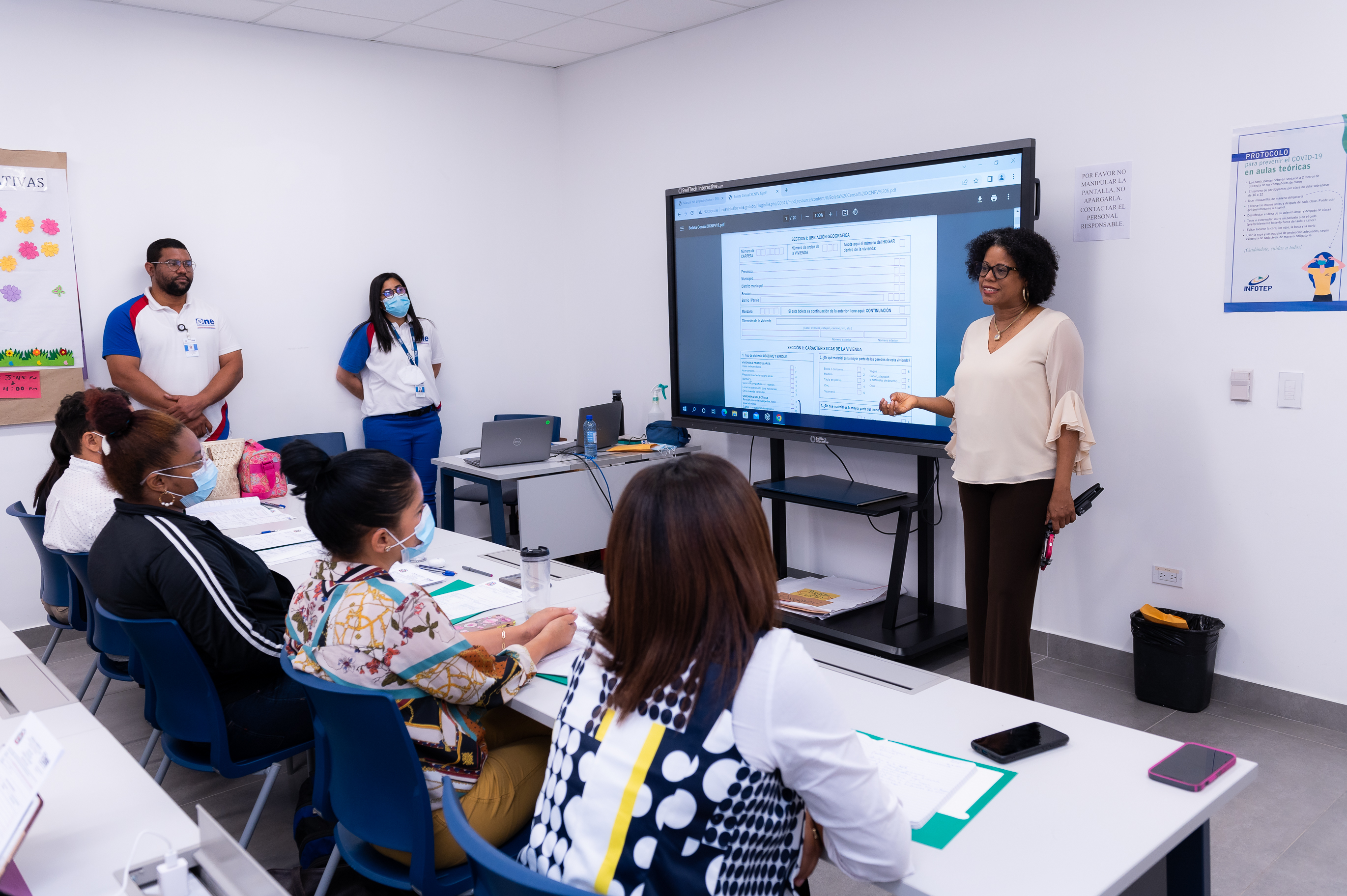 ONE capacita facilitadores y facilitadoras nacionales para X Censo Nacional de Población y Vivienda