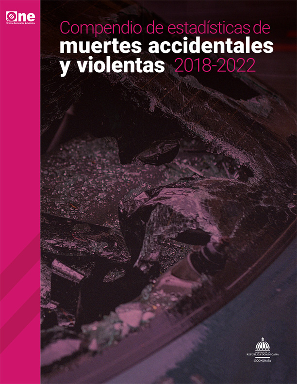 Compendio de estadísticas de muertes accidentales y violentas, 2018-2022