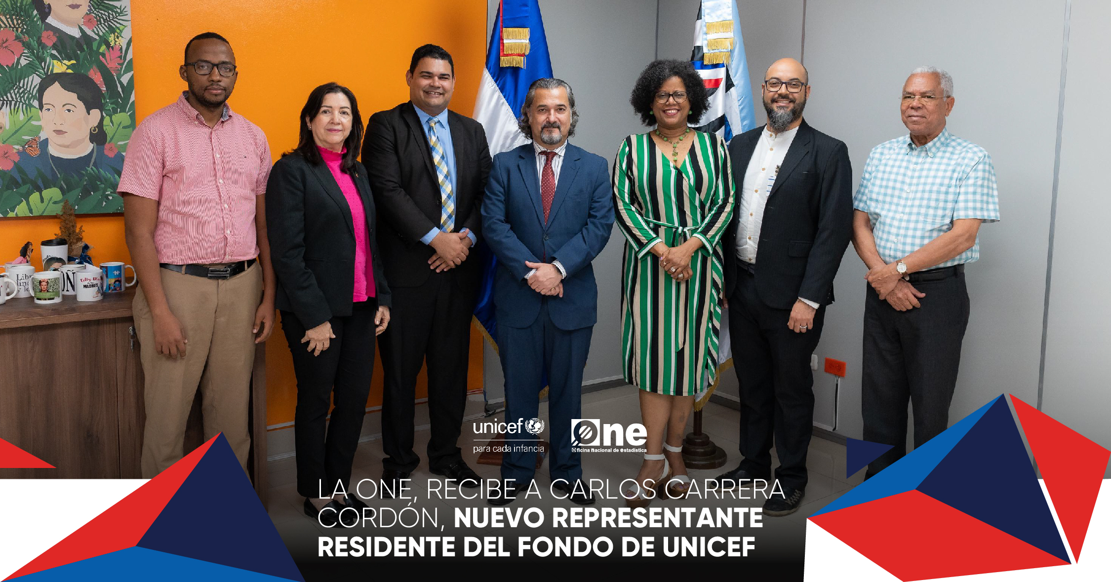 ONE y UNICEF firman convenio de colaboración para fortalecer el sistema estadístico nacional