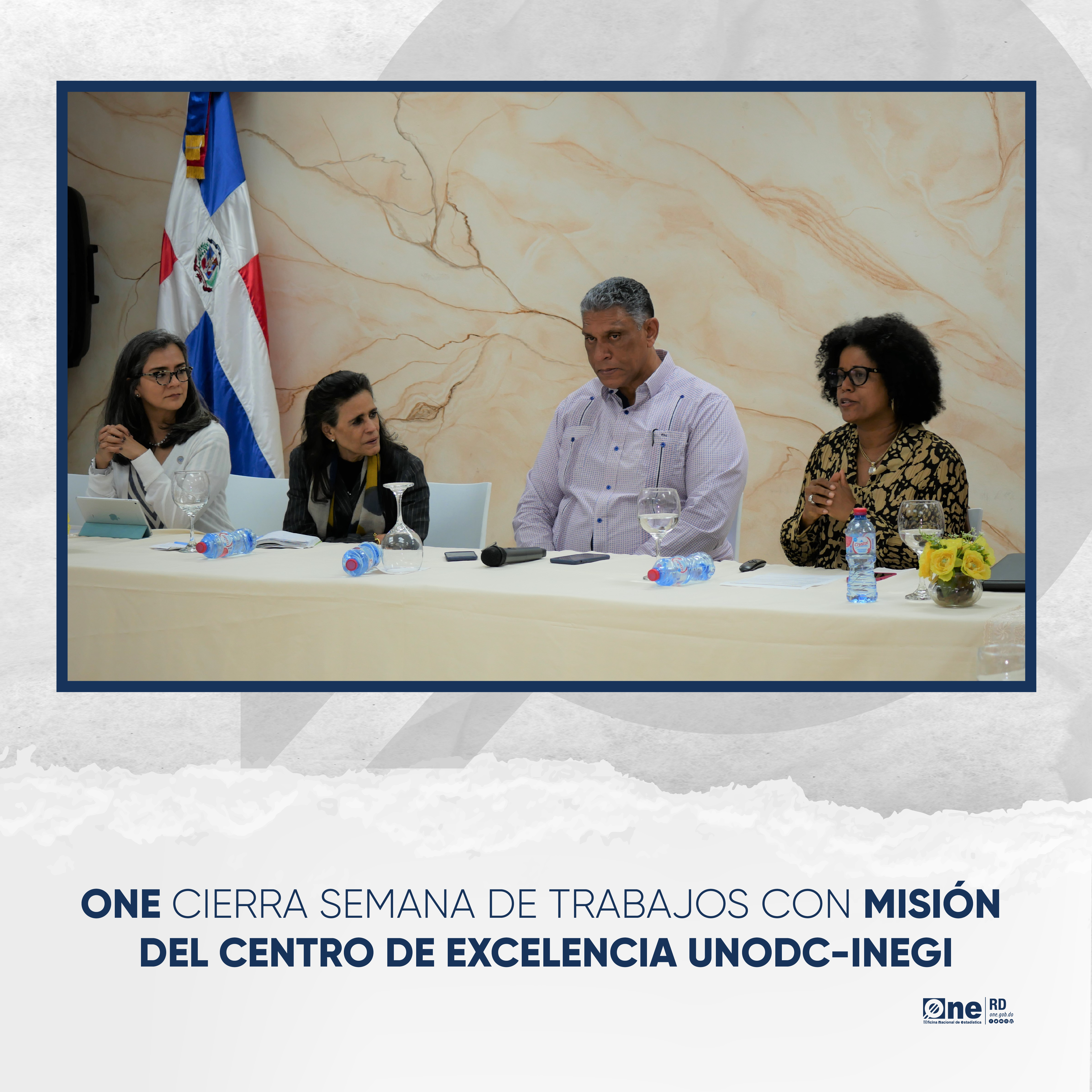 Oficina Nacional de Estadística cierra semana de trabajos con misión del centro de excelencia UNODC-INEGI