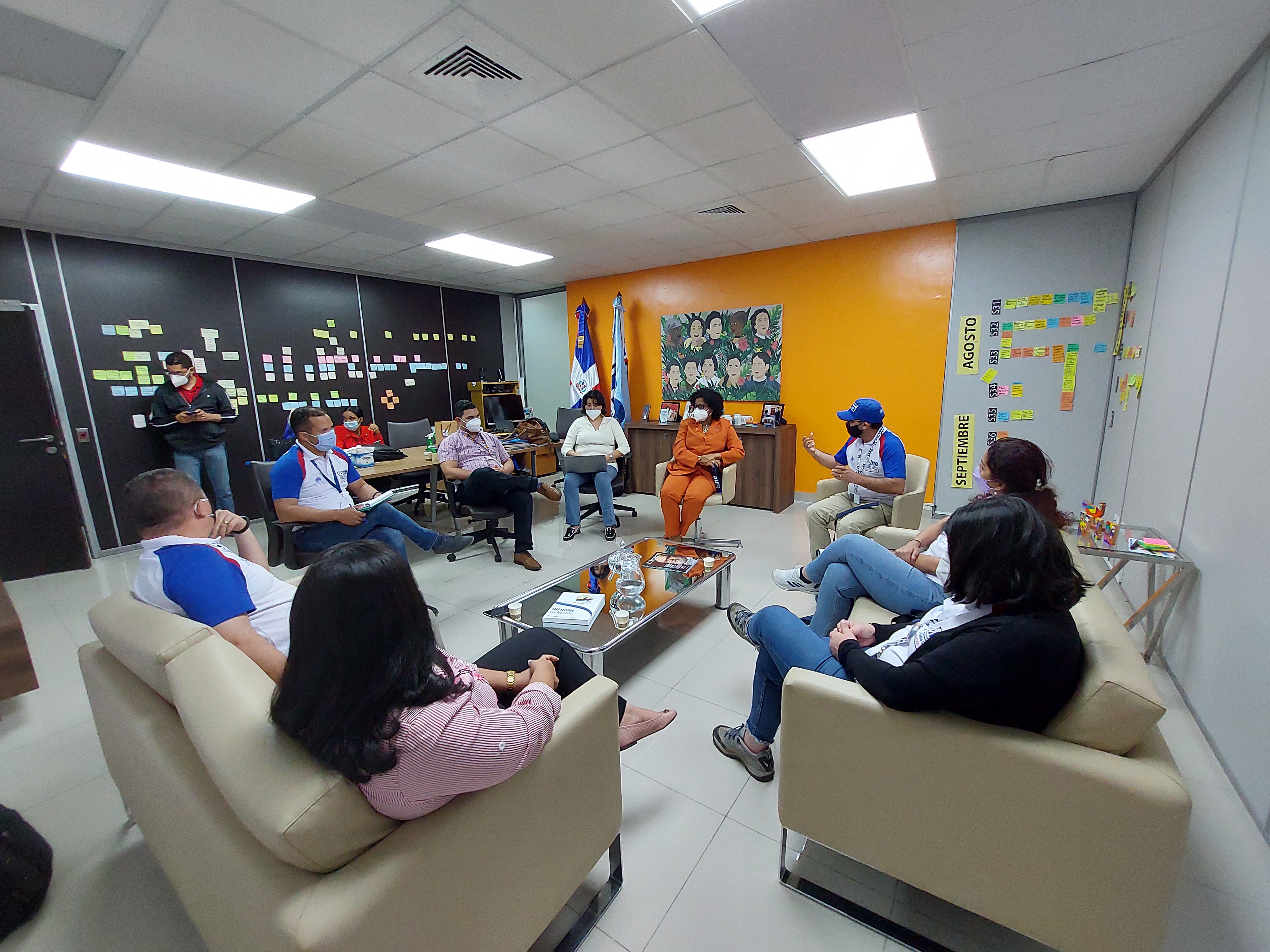 ONE recibe a observadores internacionales que visitan Prueba Censal Maimón 2021