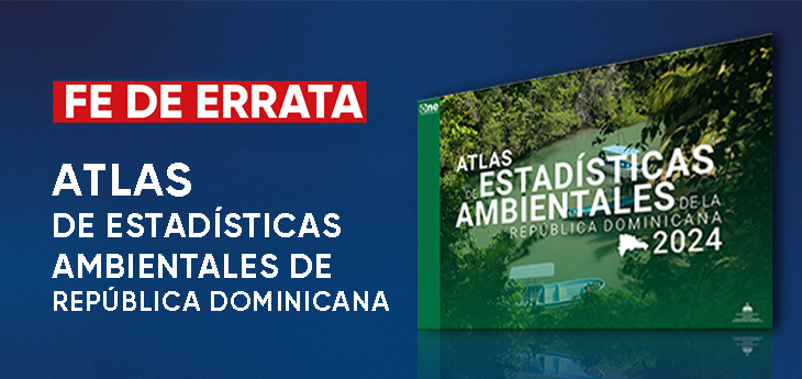 FE DE ERRATA: Atlas de Estadísticas Ambientales de la República Dominicana