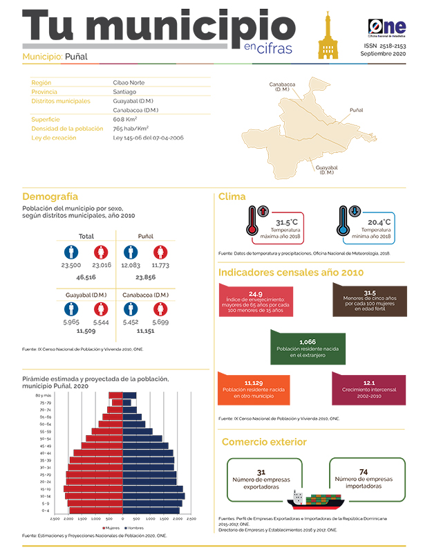 Tu municipio en Cifras Puñal  2020
