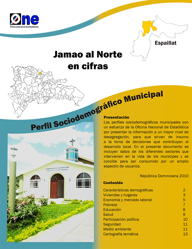 Perfil Sociodemográfico Municipal Jamao al Norte 2011