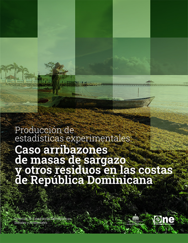 Producción de estadísticas experimentales Caso arribazones de masas de sargazo y otros residuos en las costas de República Dominicana