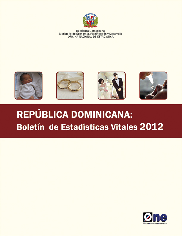 Anuario Boletín de Estadísticas Vitales 2012