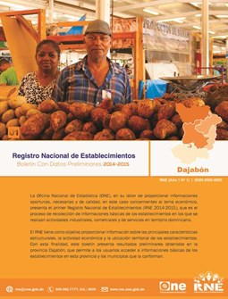 Boletín Preliminar Registro Nacional de Establecimientos Dajabón 2014-2015