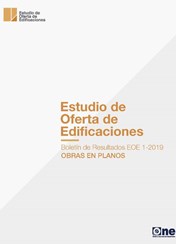 Boletín Estudio de Oferta de Edificaciones Obras en Planos 1-2019