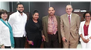 La ONE recibe la visita del Director de Estadística de Surinam para llevar a cabo un estudio sobre diversos temas estadísticos