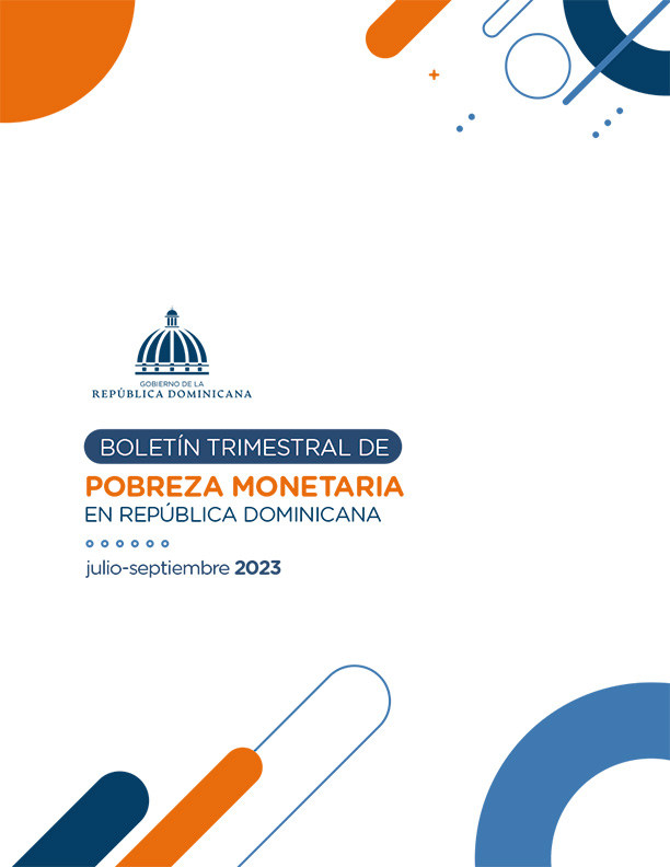Boletín trimestral de Pobreza Monetaria en República Dominicana, jul-sep 2023
