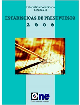 Anuario Estadísticas de Presupuesto 2006