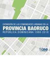 Expansión de las comunidades urbanas en la provincia Baoruco, República Dominicana 1988-2018