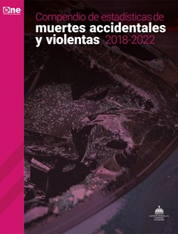 Compendio de estadísticas de muertes accidentales y violentas, 2018-2022
