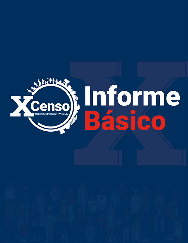 Infografía informe básico del X Censo Nacional de Población y Vivienda