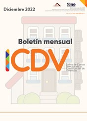 Boletín Índice de Costos Directos de la Construcción de Viviendas - ICDV - Diciembre 2022