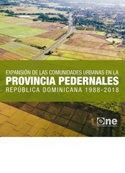 Atlas Expansión de las Comunidades Urbanas en la Provincia Pedernales República Dominicana 1988-2018