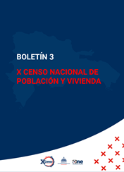 Boletín #3 X Censo Nacional de Población y Vivienda