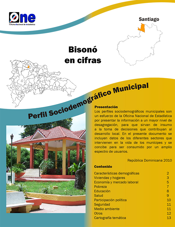Perfil Sociodemográfico Municipal Bisonó 2011
