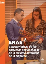 Encuesta Nacional de Actividad Económica, ENAE 2021: Características de las empresas según el sexo de la máxima autoridad de la empresa.
