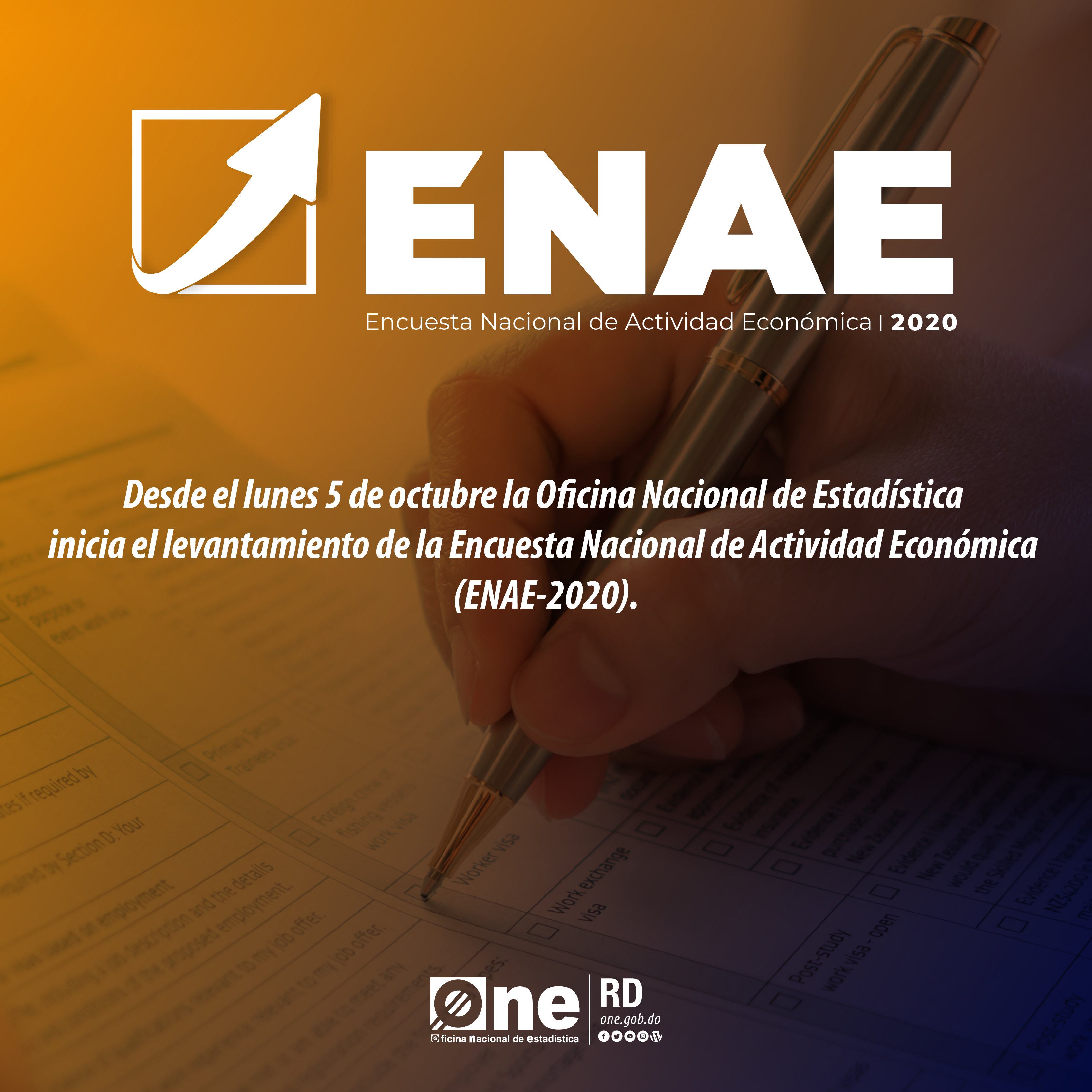 La ONE anuncia Encuesta para medir los efectos del COVID-19 en la actividad empresarial dominicana