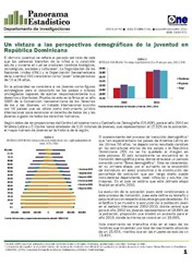 Boletín Panorama Estadístico 80 Un Vistazo a las Perspectivas Demográficas de la Juventud en República Dominicana Noviembre Diciembre 2015
