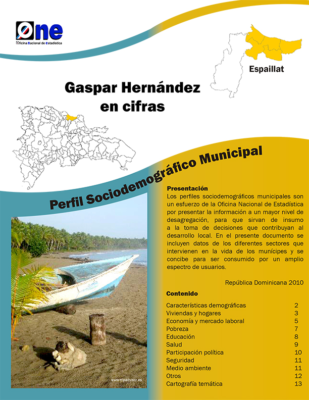 Perfil Sociodemográfico Municipal Gaspar Hernández 2011