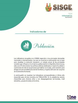 Boletín Hoja Informativa Sistema de Indicadores de Género Indicadores de Población Marzo 2017