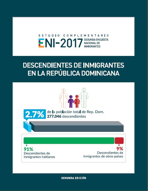 Segunda Encuesta Nacional de Inmigrantes en la República Dominicana ENI 2017 Estudio Complementario Descendientes de Inmigrantes