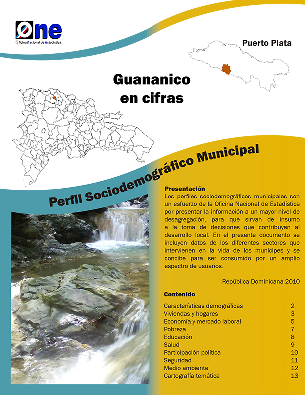 Perfil Sociodemográfico Municipal Guananico 2011