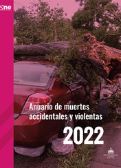 Anuario de estadísticas de muertes accidentales y violentas 2022