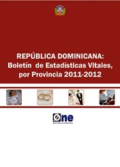 Compendio Boletín de Estadísticas Vitales por Provincia 2011-2012