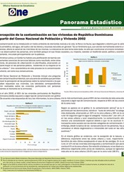 Boletín Panorama Estadístico 22 Percepción de la Contaminación en las Viviendas de República Dominicana a partir Censo 2002