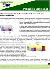 Boletín Panorama Estadistico 32 Condiciones Estructurales de las Viviendas en la Zona Rural de la República Dominicana